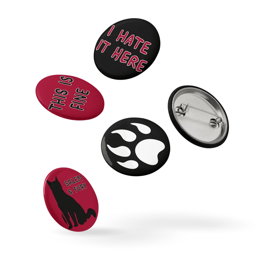 Variety Set of Pin Buttons | JenTheReaper681 product image (4)