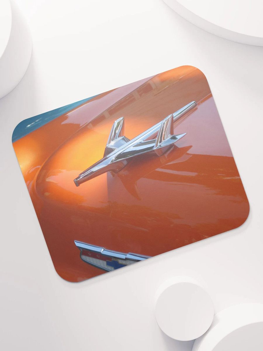 Orange Pop Vintage Car Mouse Pad product image (7)