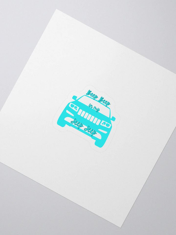 Beep Beep in my Jeep Jeep Sticker product image (2)