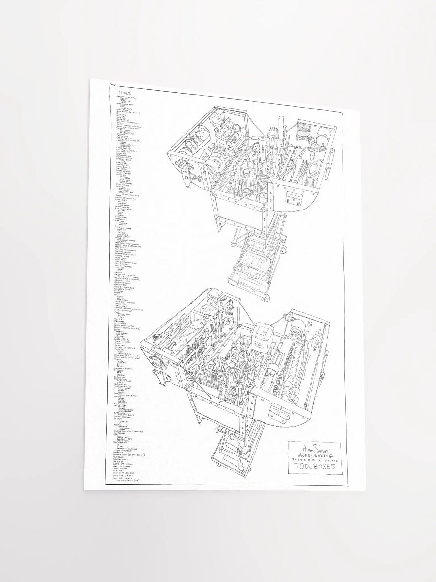 Adam Savage's Modelmaking Toolbox Poster product image (6)