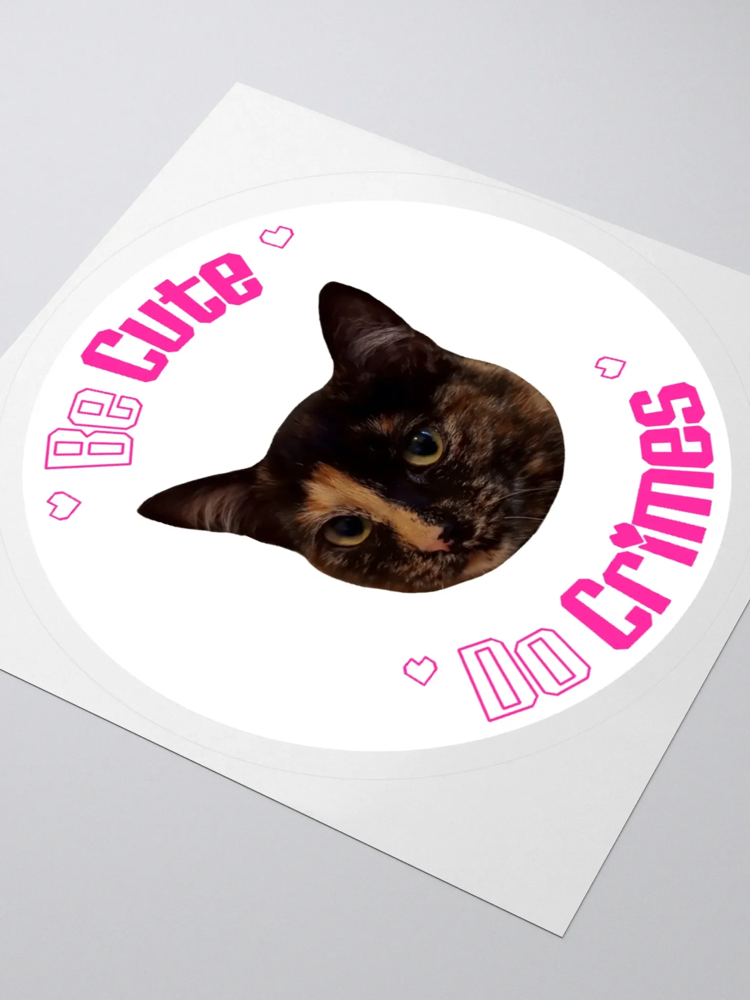 Be Cute, Do Crimes Sticker product image (3)