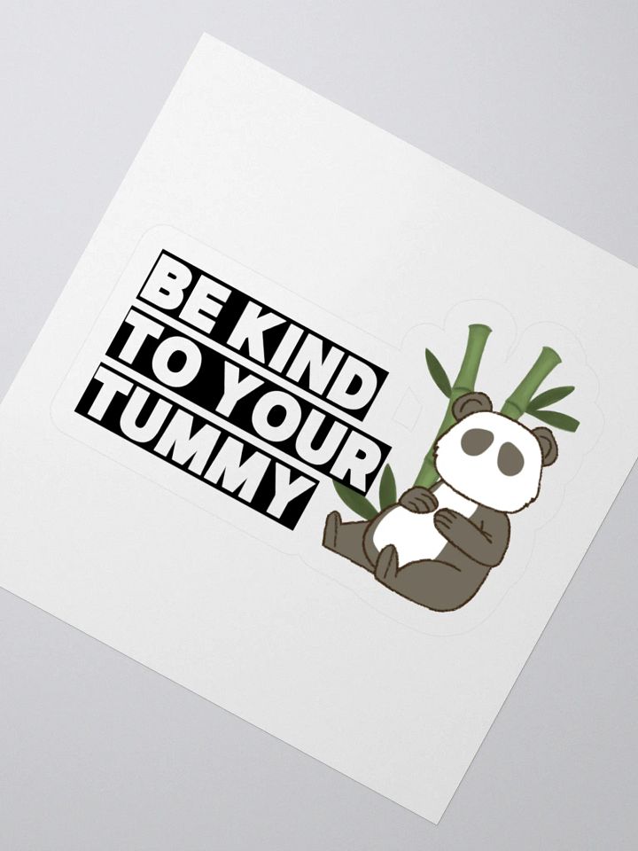 Be Kind To Your Tummy Panda Stickers product image (6)