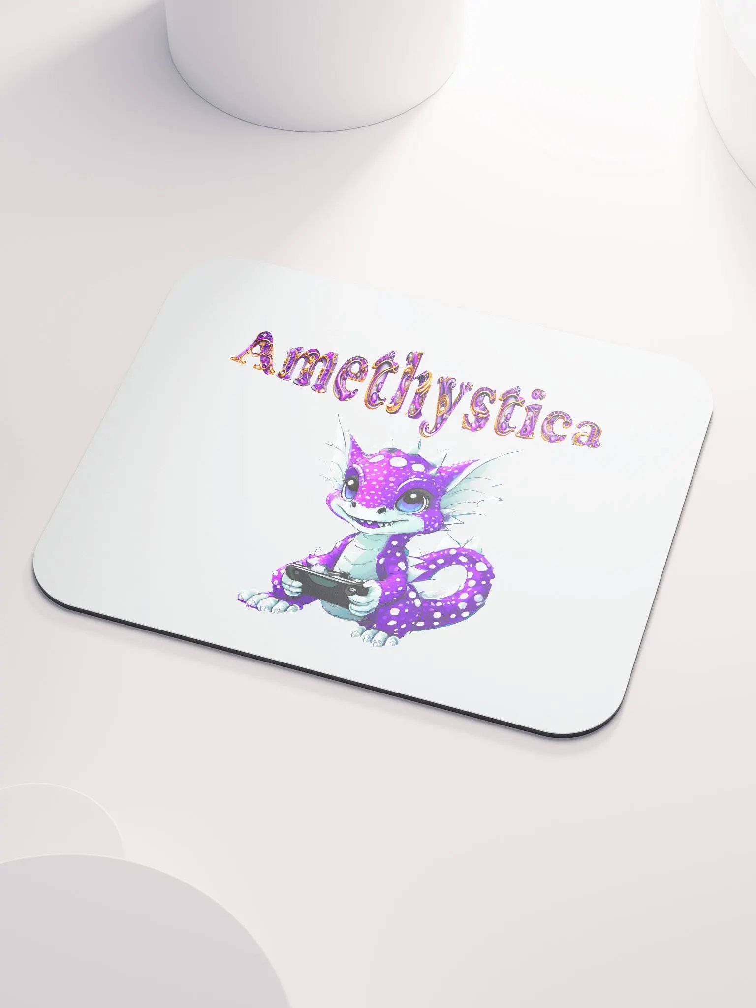 Classic Mouse Pad: Dragon Baby Gaming product image (3)