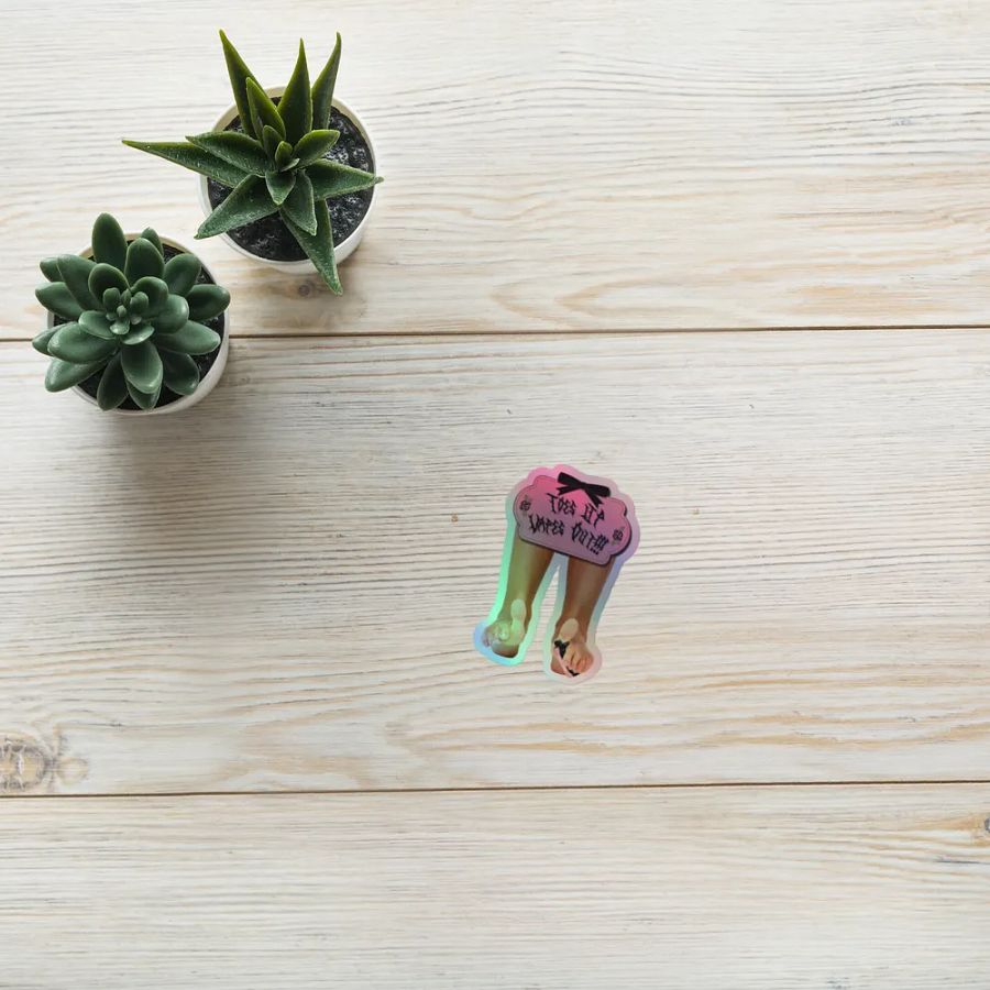Toes Up, Vapes Out Sticker product image (10)