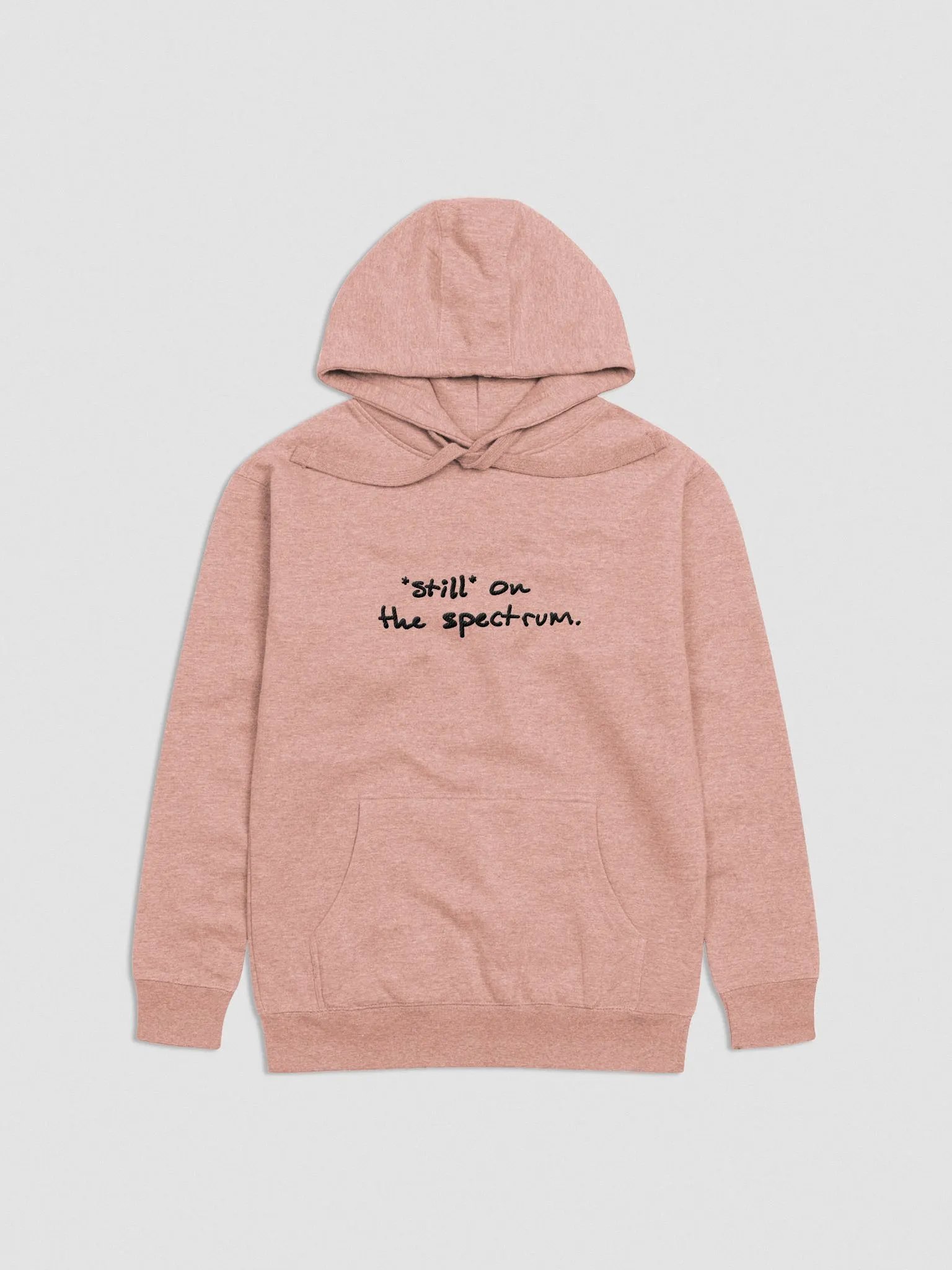 *still* on the spectrum embroidered heavyweight hoodie product image (1)