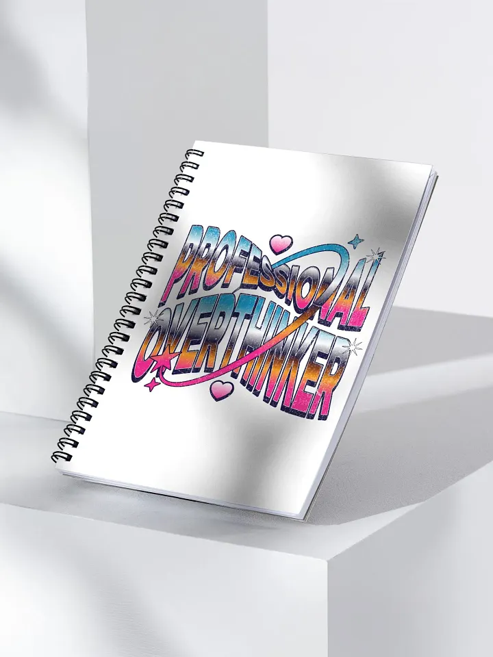 Professional Overthinker Spiral Notebook product image (2)