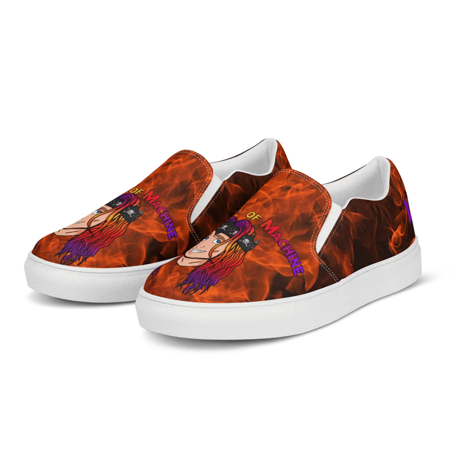 evil king Men's Slip-On Canvas Shoes product image (3)