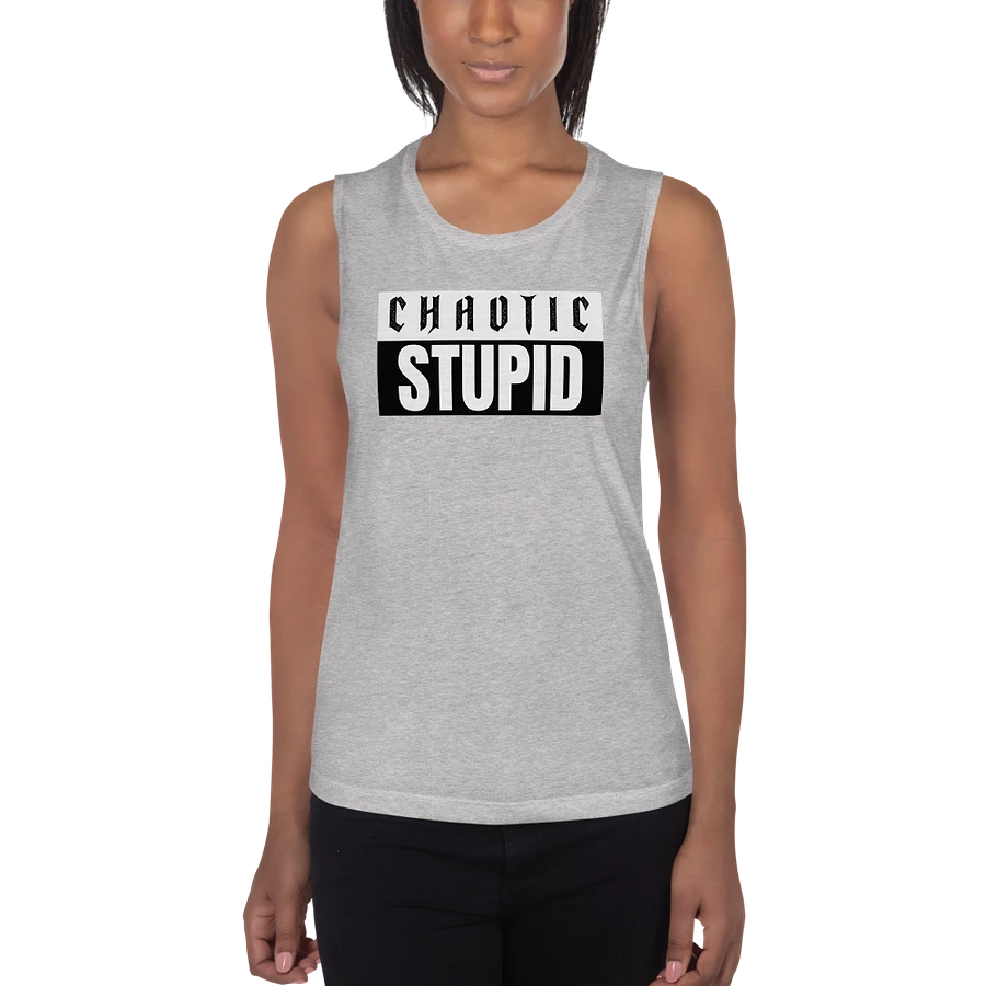 Chaotic Stupid flowy tank top product image (6)