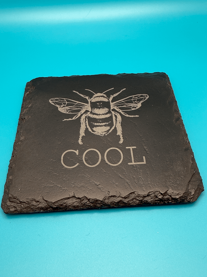 Slate "Bee" Coasters - Individual Coaster product image (2)