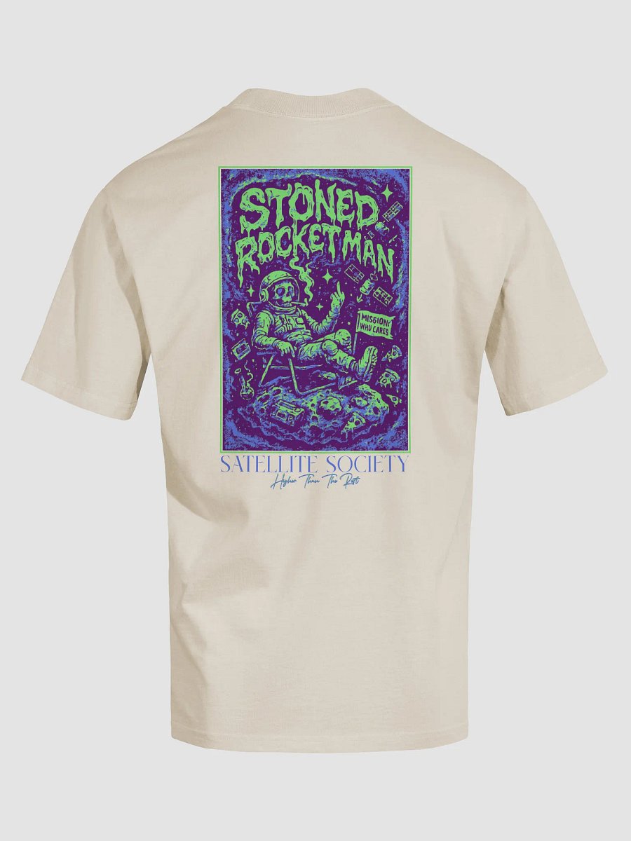 Stoned Rocketman Oversized Faded T-Shirt product image (6)