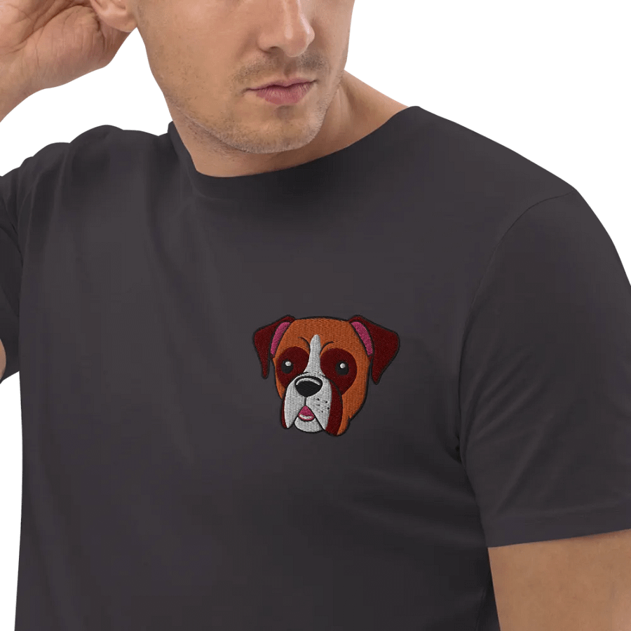 Friendly Boxer Dog Embroidered T-Shirt product image (10)