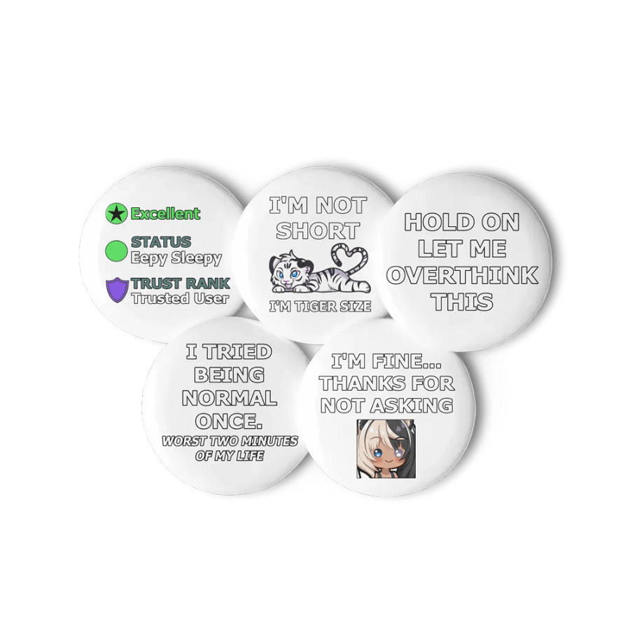 Pin Button - Limited Edition Collection #3 (White) product image (6)