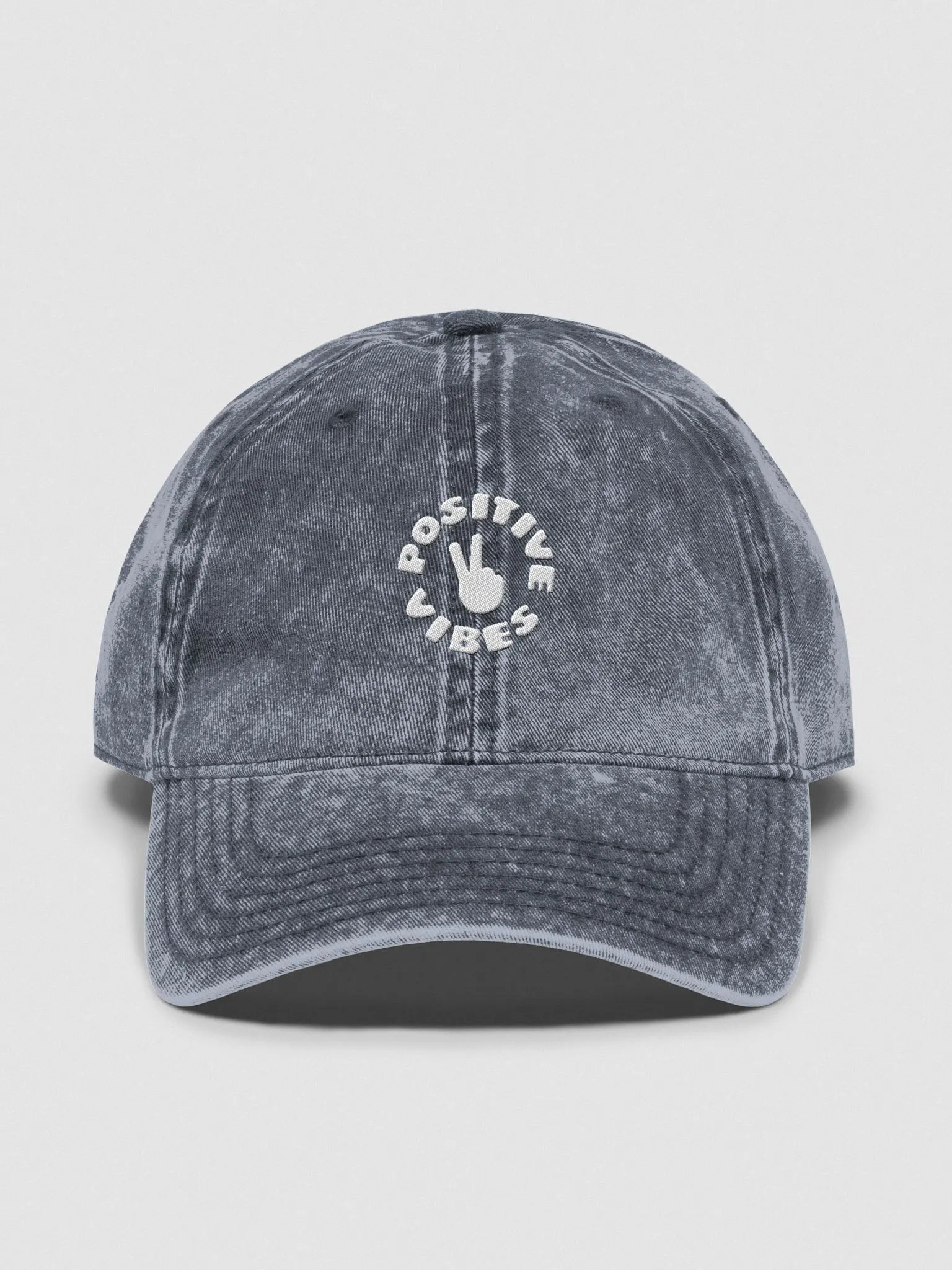 Positive Vibes (Otto Vintage Wash Dad Hat) product image (8)