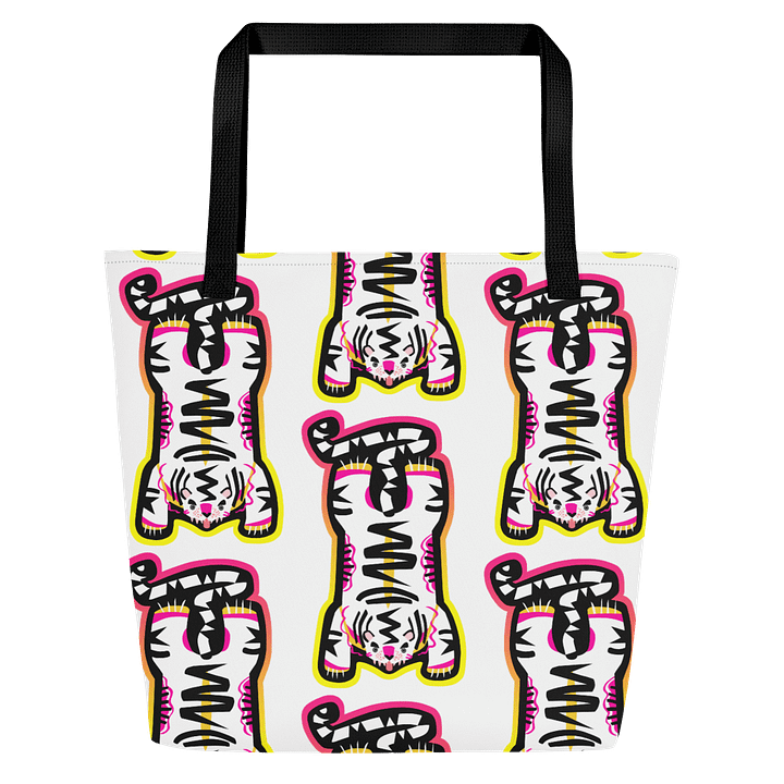White Electric Tiger Handbag product image (2)