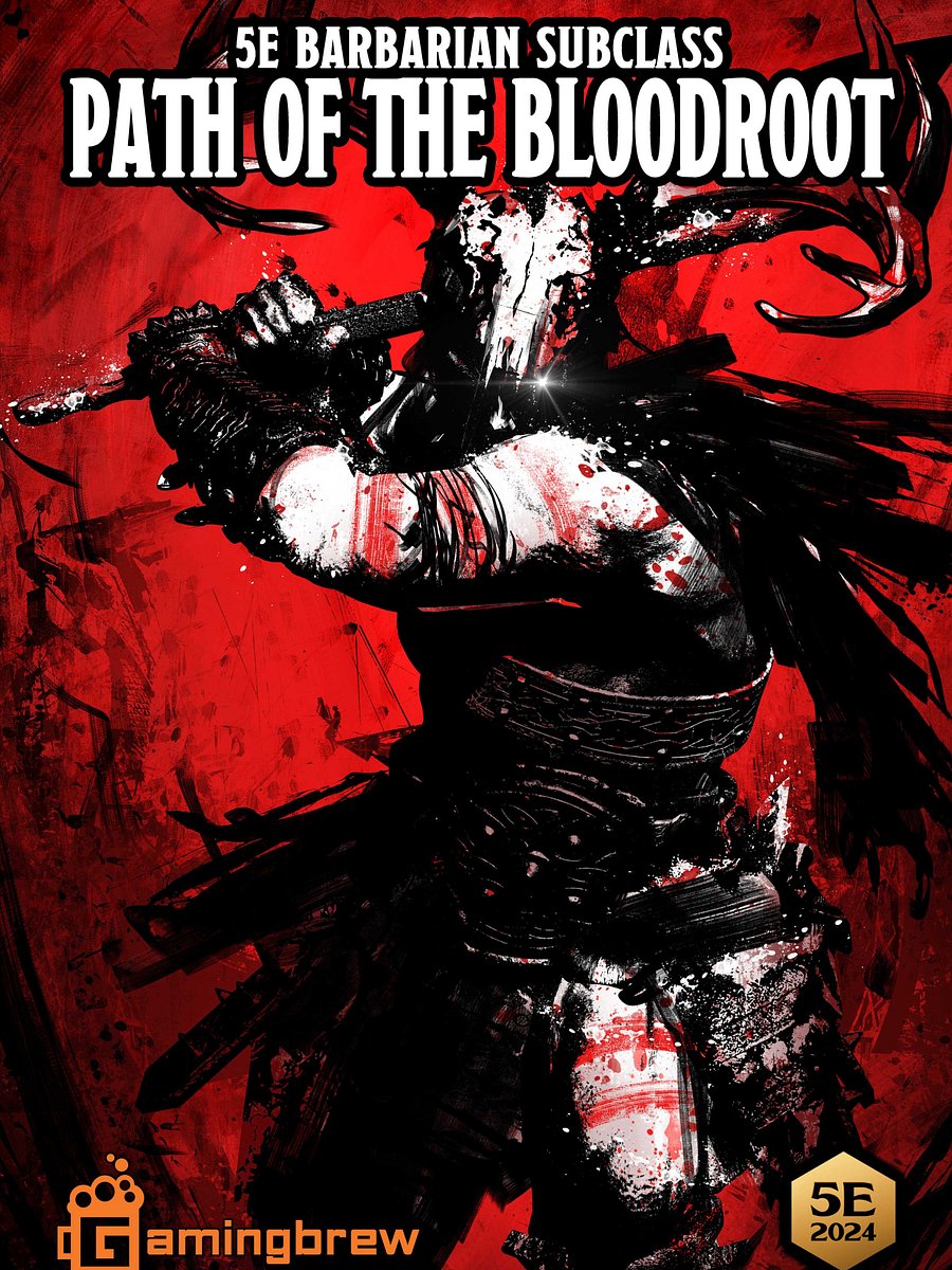 Path of the Bloodroot | 5E 24 Barbarian Subclass product image (1)