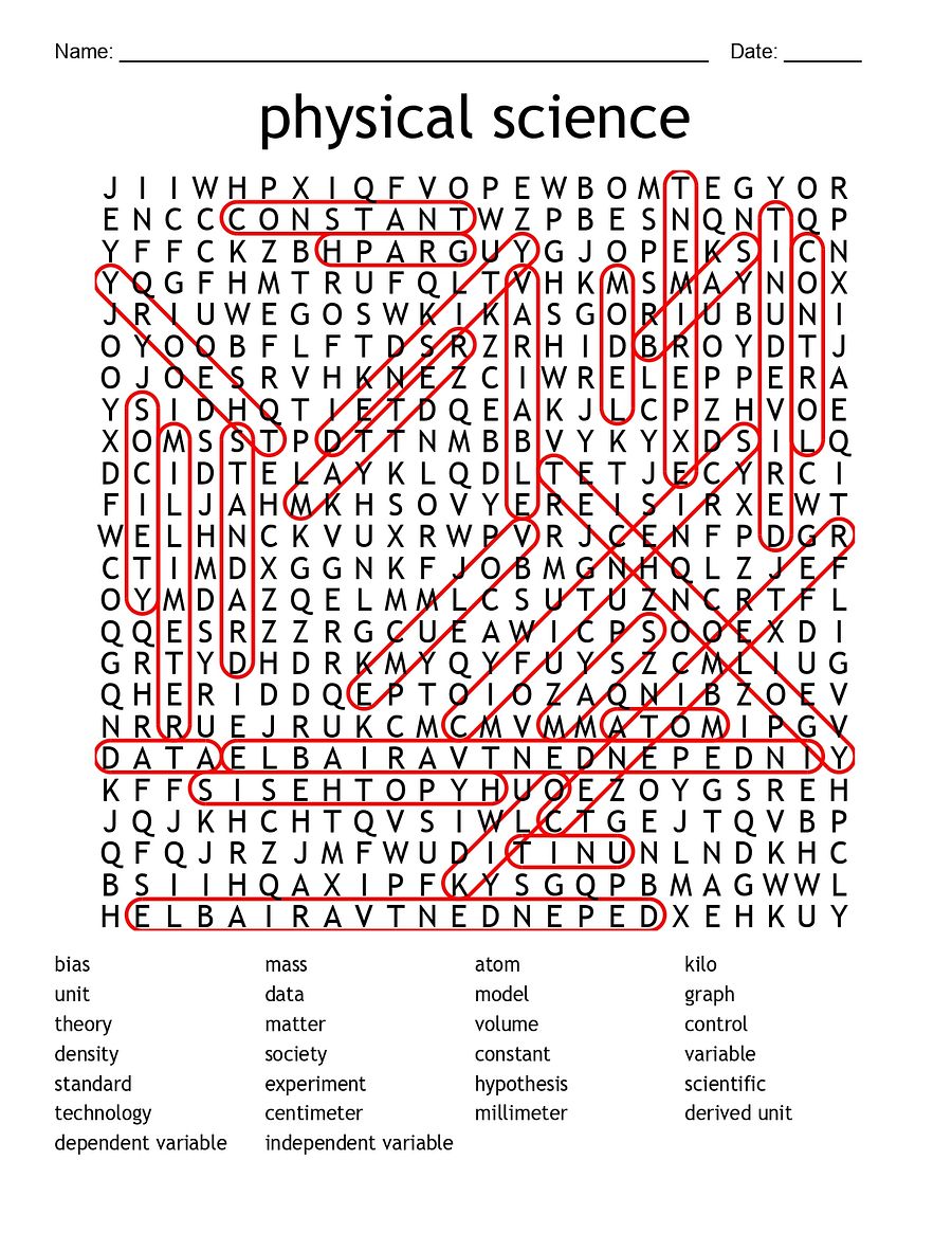 physical science word search product image (3)