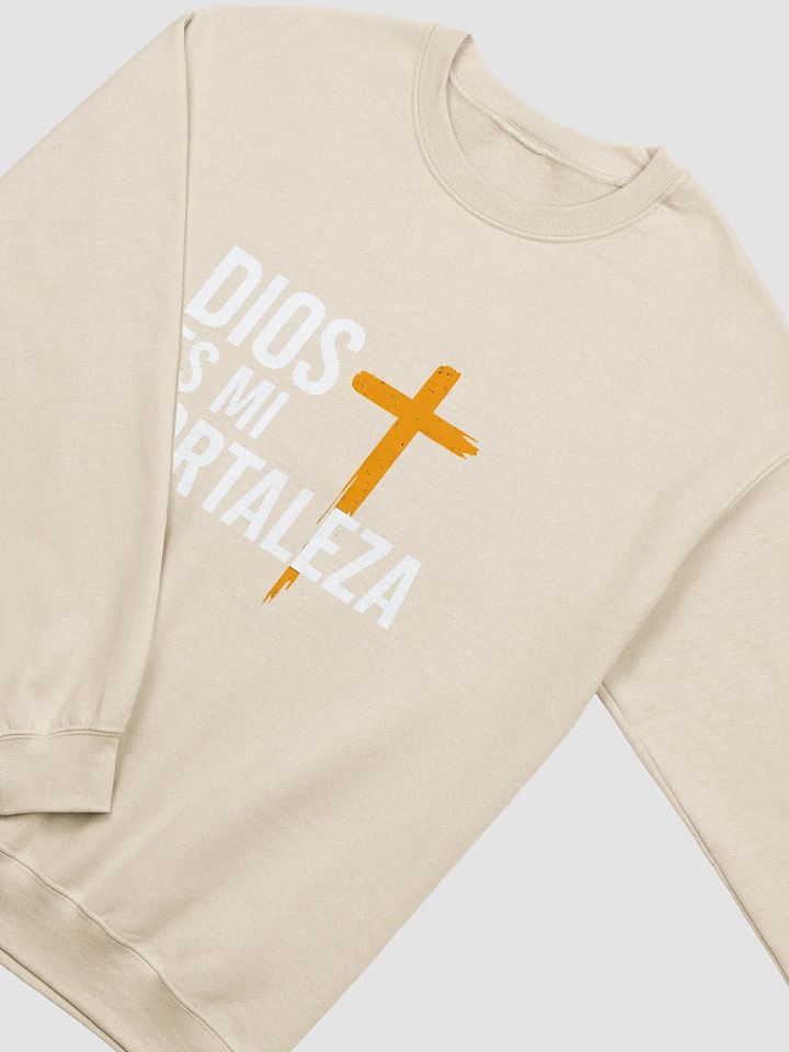 Sudadera Unisex Cuello Redondo | Dios es mi Fortaleza product image (10)