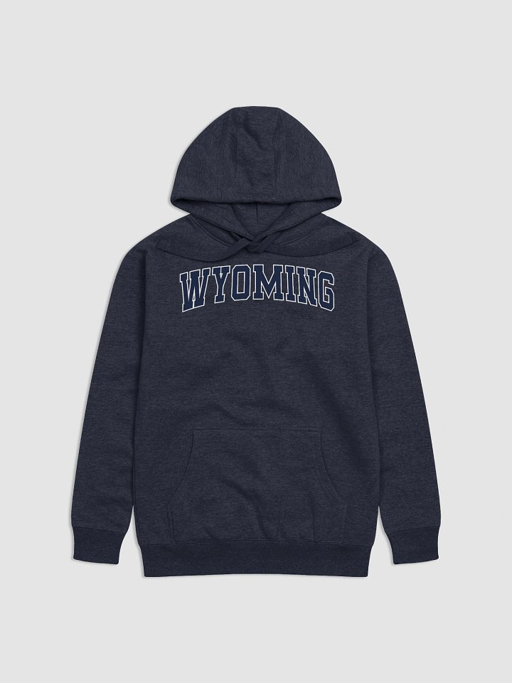 Wyoming Vintage Varsity Unisex Premium Hoodie product image (6)