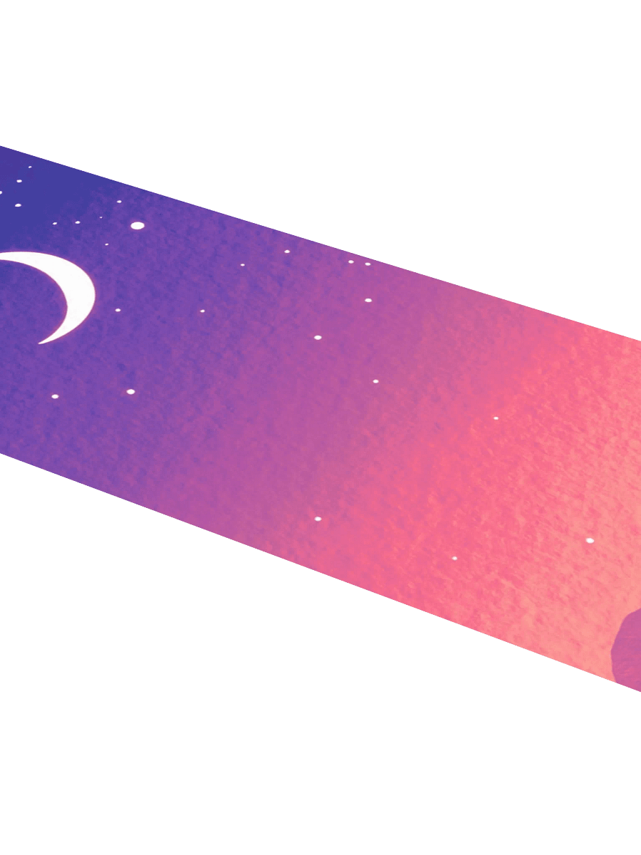 Lavender Sunset - 15" sticker product image (4)
