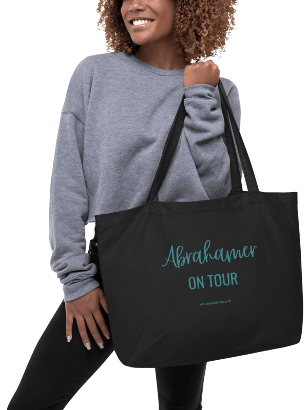 Abrahamer On Tour - Teal Organic Tote Bag product image (1)