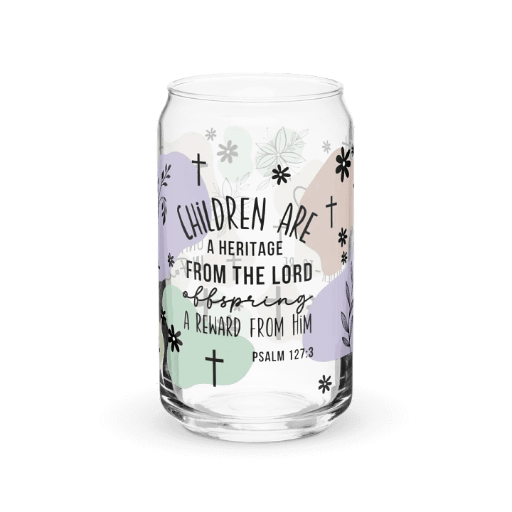 Godmother proposal gift with Bible verse with lid and straw product image (2)