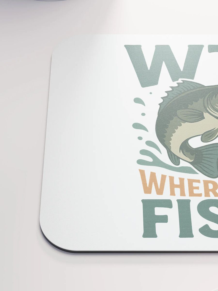 Funny Fishing Mouse Pad – WTF Where’s the Fish product image (6)