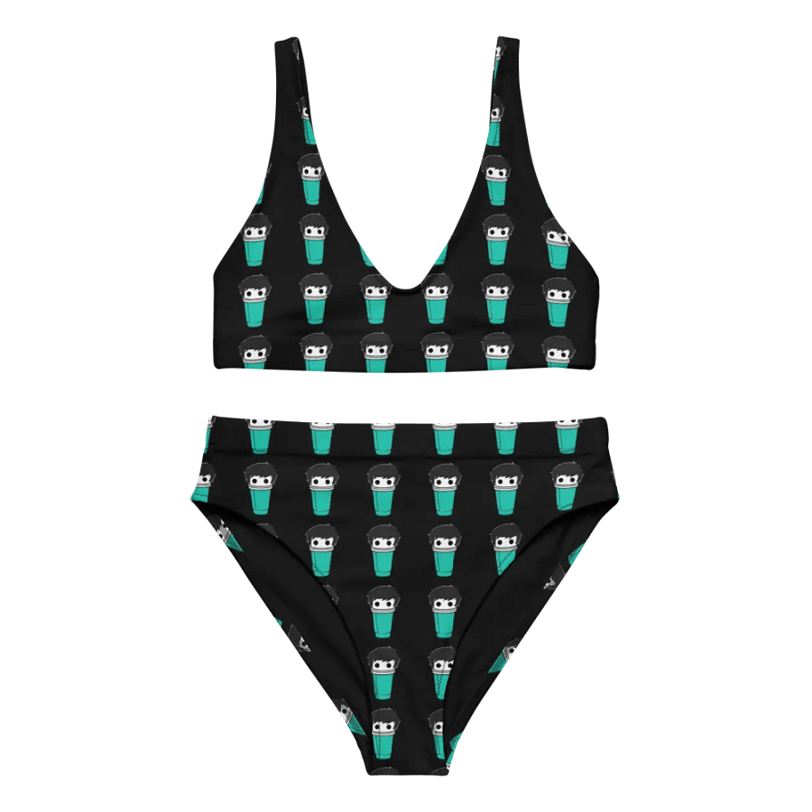 Doodle Mask Madness High Waist Bikini Set product image (1)