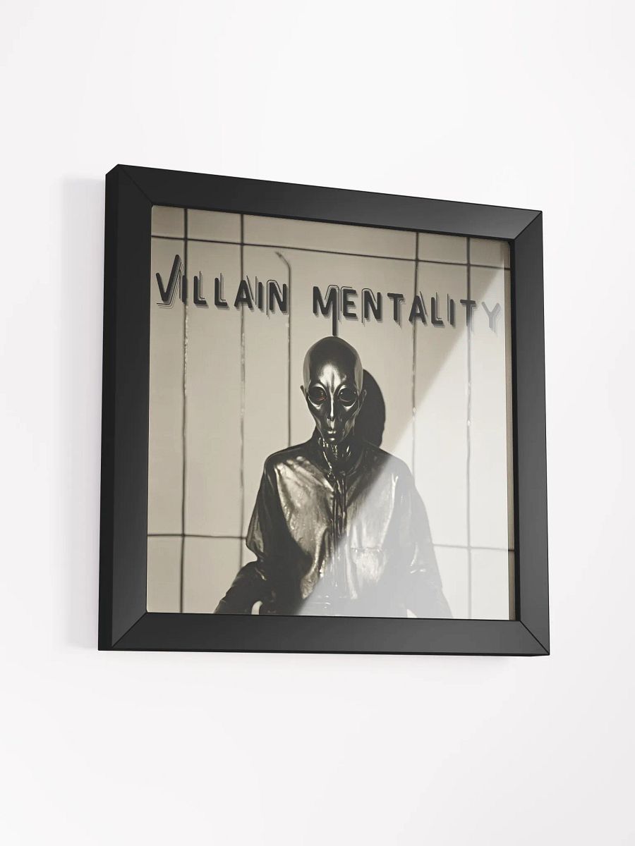Villain Mentality Framed Matte Poster product image (8)