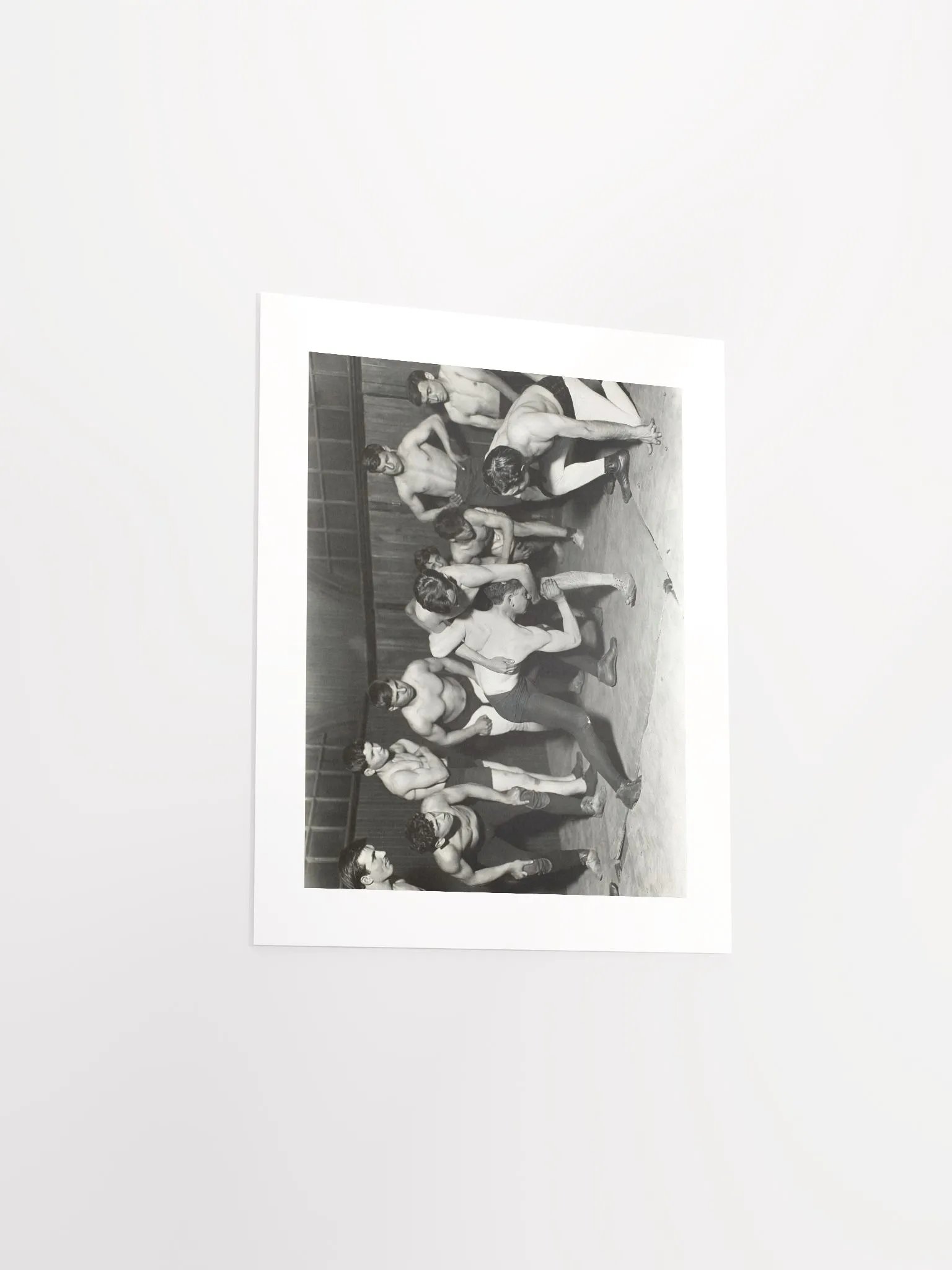 Greek Wrestling Club by Lewis Hine (1910) - Print product image (4)