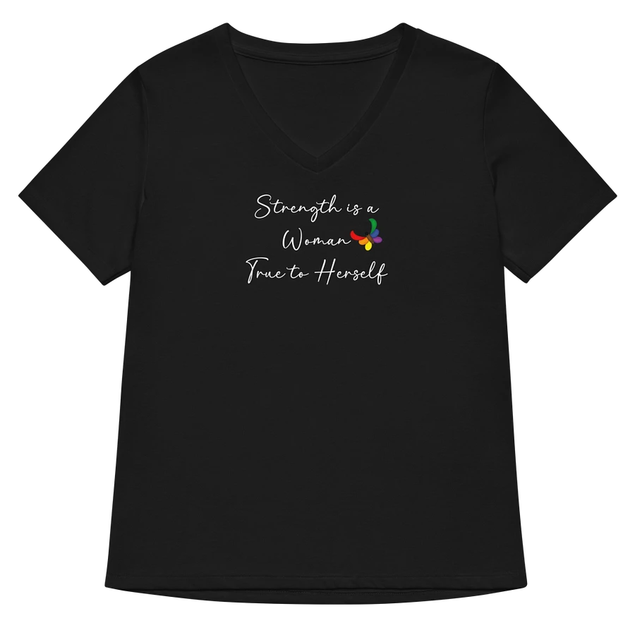 Strength Is - Women's V-Neck T (bk) product image (8)