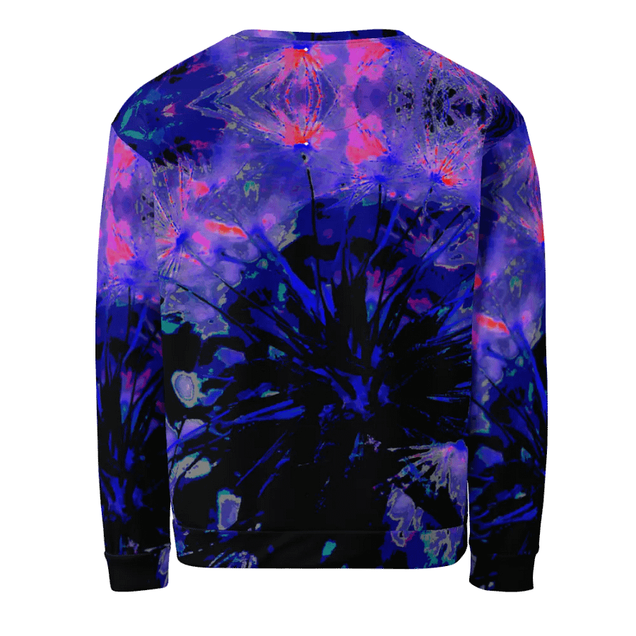 Abstract Funky Neon Dandelion Seeds Unisex Sweatshirt product image (4)