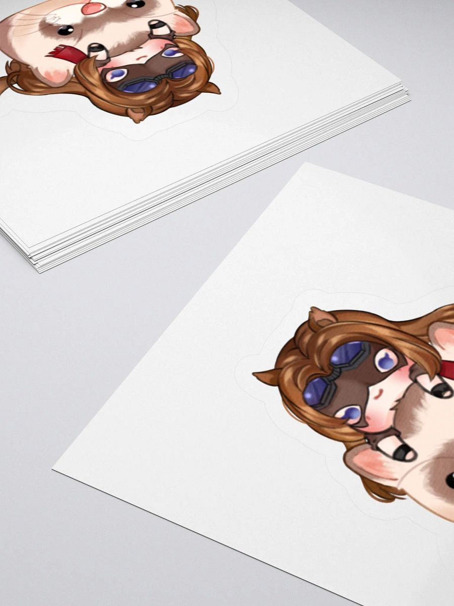 Cinnamon Pillow Ferret Chibi Sticker by Ameblum product image (8)