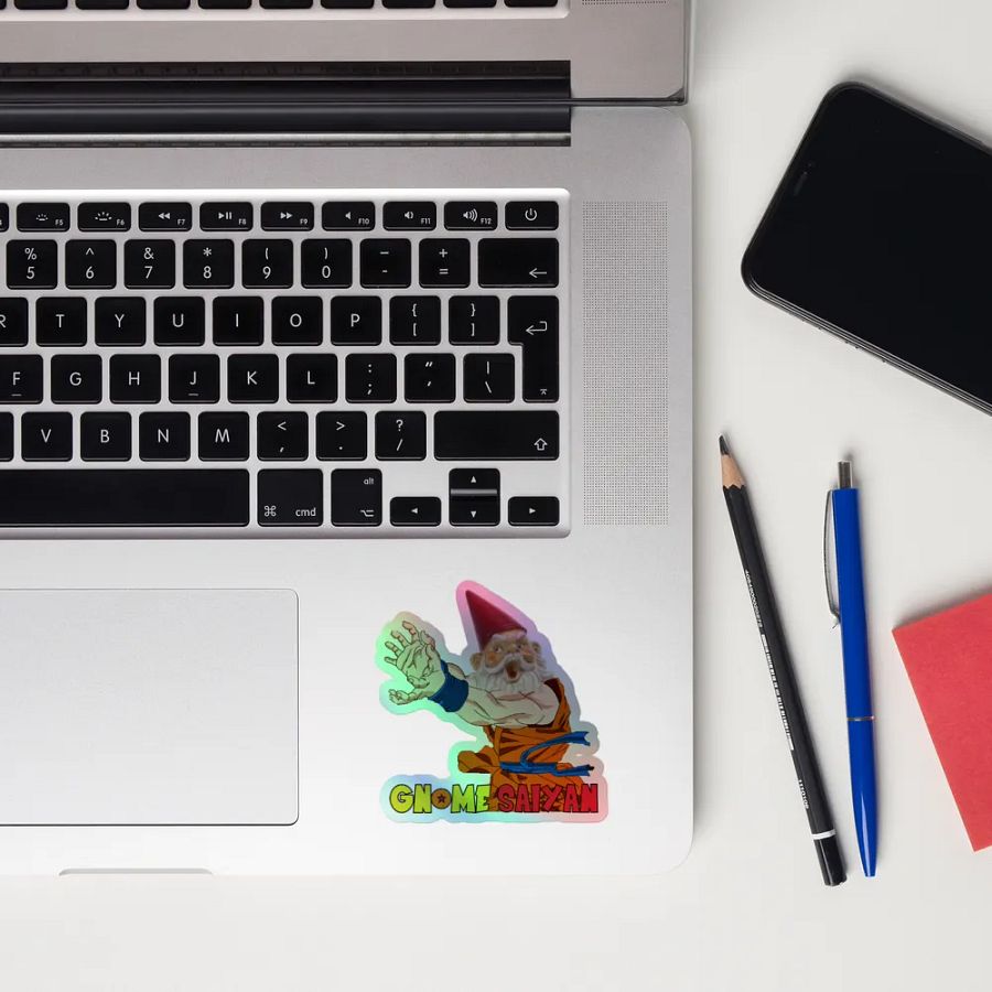 Gnome Saiyan Holo Sticker product image (12)