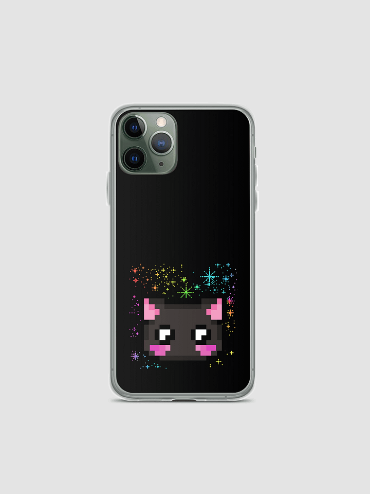 *Starry Eyes Pixel kitteh Emote* Phonecase product image (2)