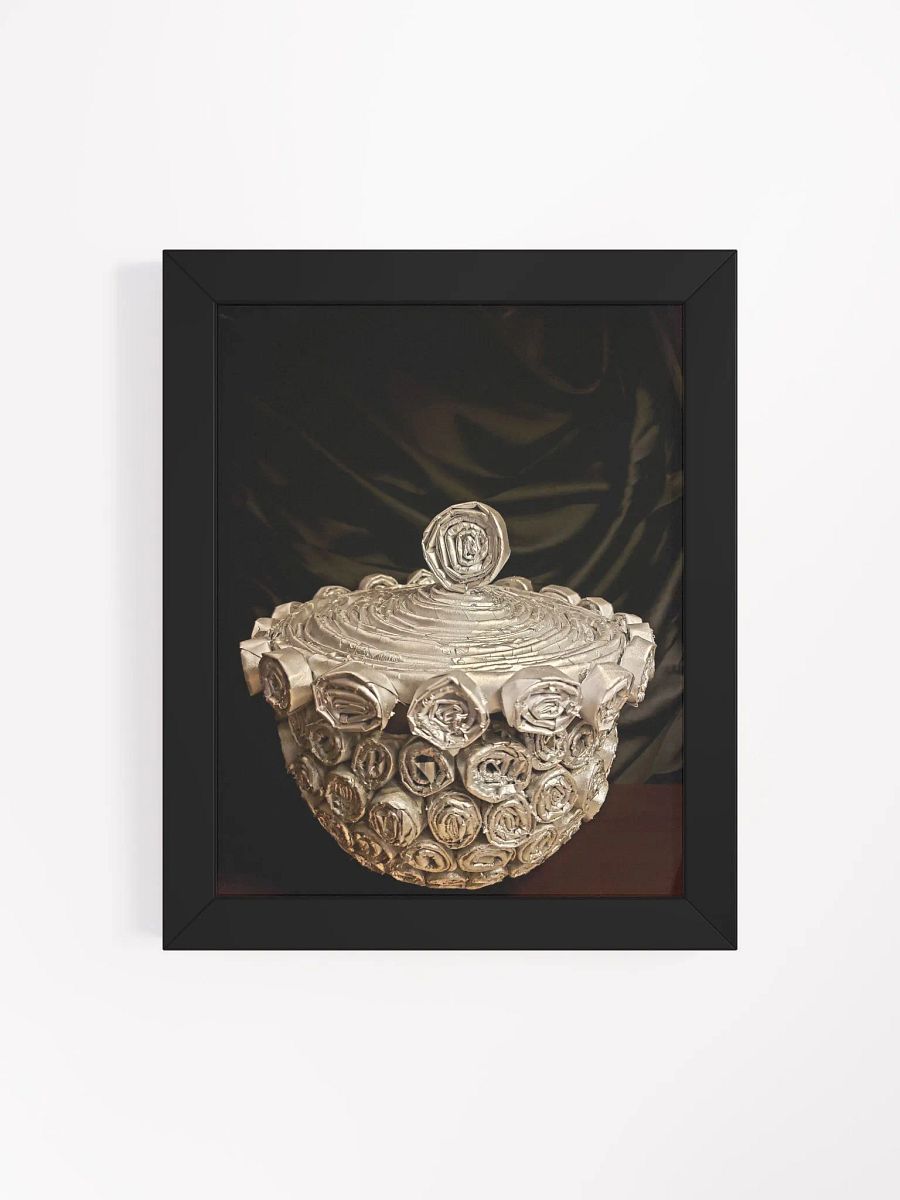Handcrafted Rolled Newspaper Container Framed Poster product image (4)