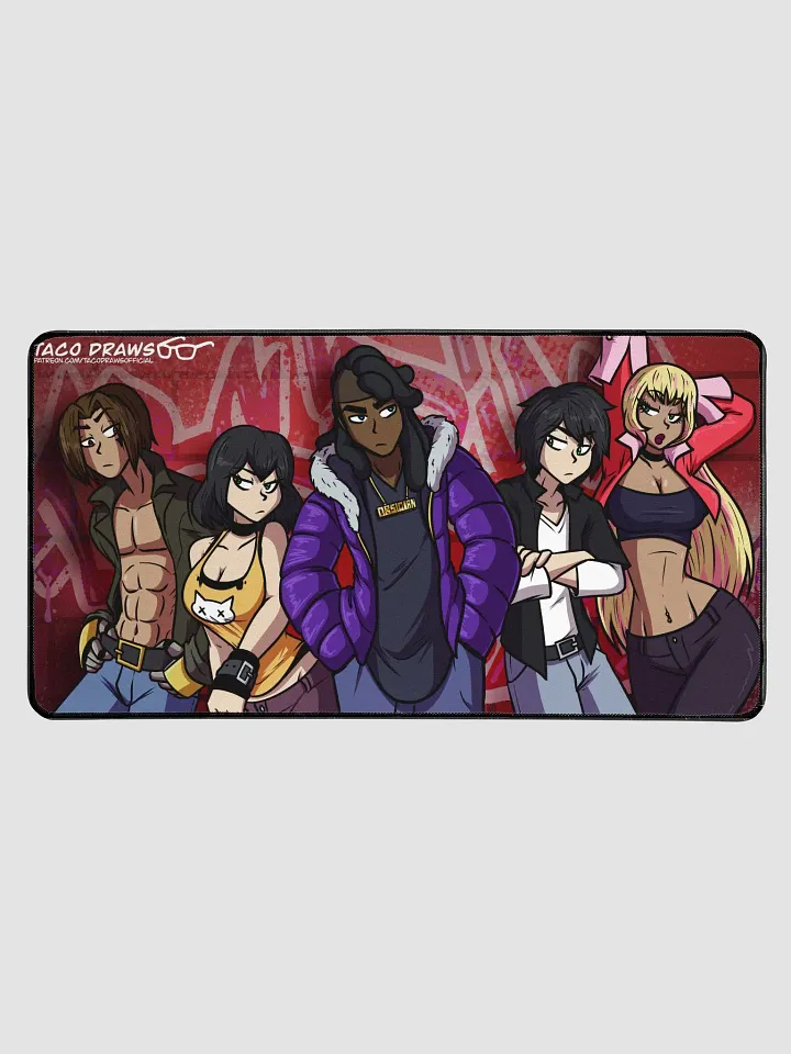 Obsidian Blaze Fashion Desk Mat product image (1)