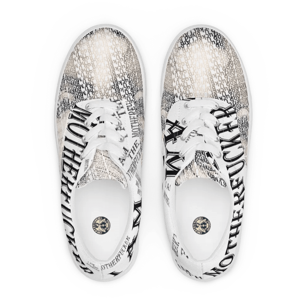 I Am The Motherfucker/Rob Vinyl Typography Trainers product image (1)