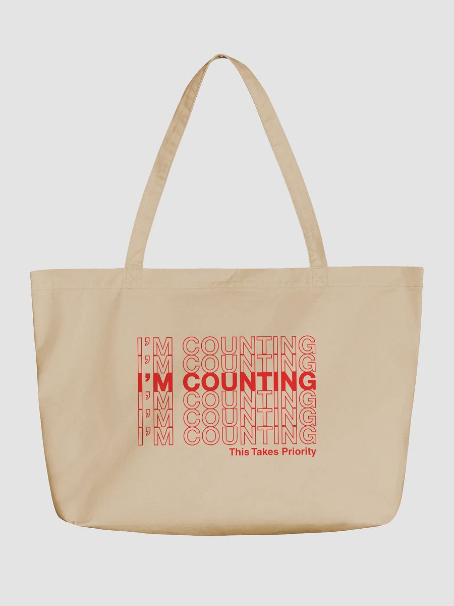 Cotton Tote Bag - I'm Counting product image (1)