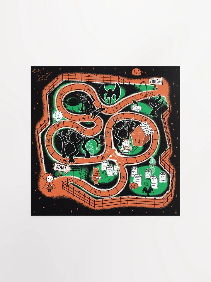Spooky Board Game Print product image (1)