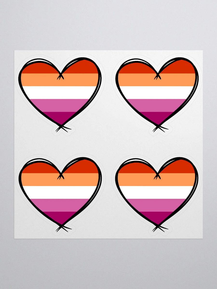 Lesbian Pride Stickers product image (2)