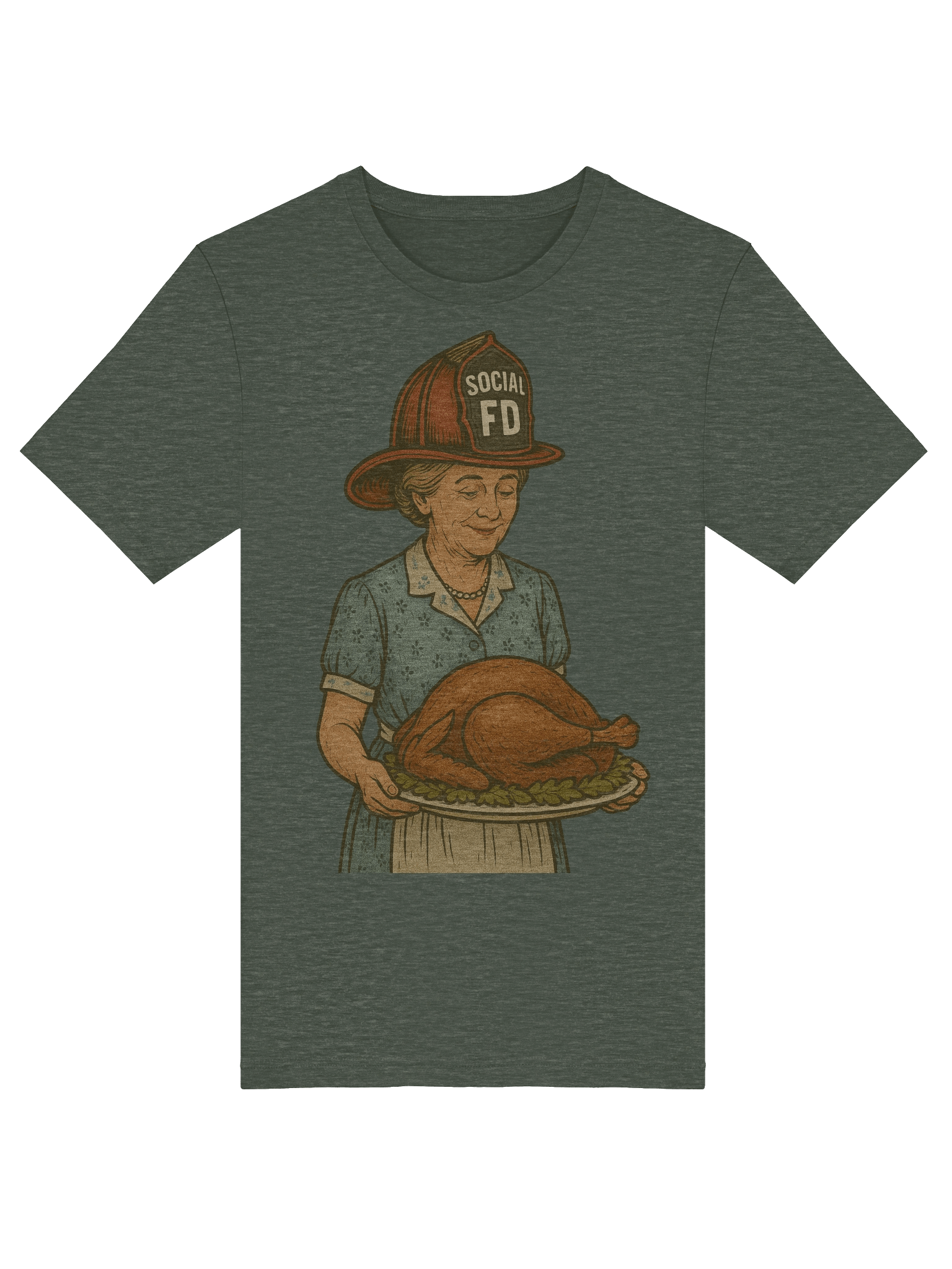 Elderly Social FD Thanksgiving T-Shirt product image (77)