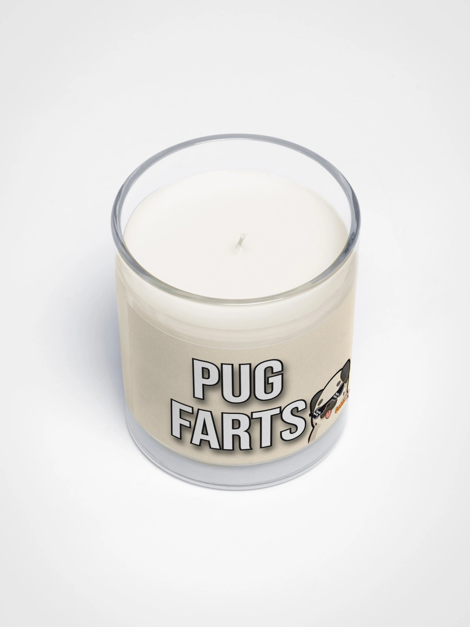 pug farts candle product image (3)