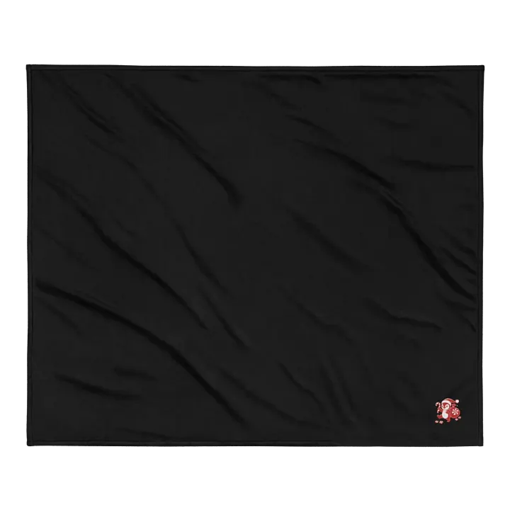 Santa Penguin Holiday Sherpa Blanket product image (2)