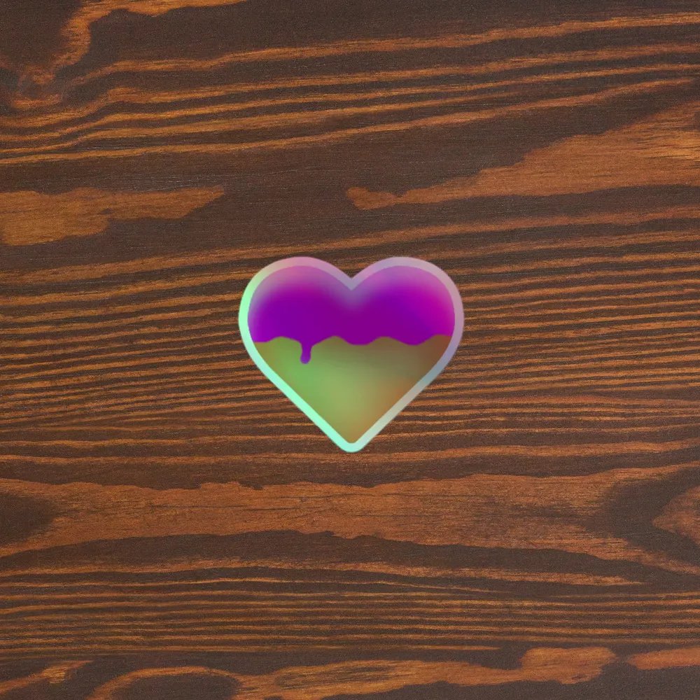 CakeHeart Holographic Sticker product image (5)