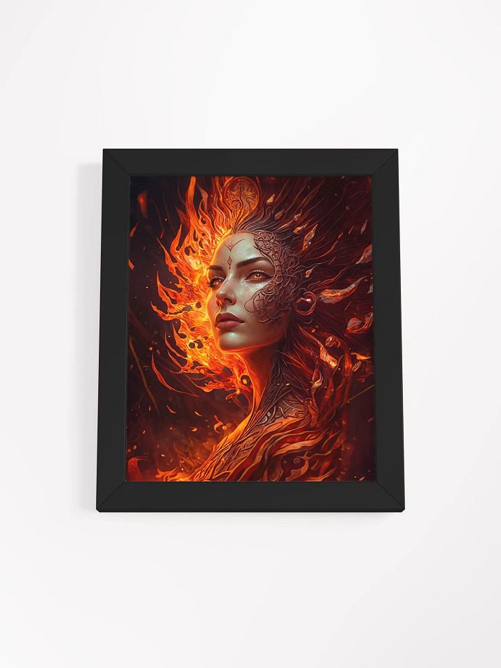 Ember Goddess Awakening - Framed Print product image (3)