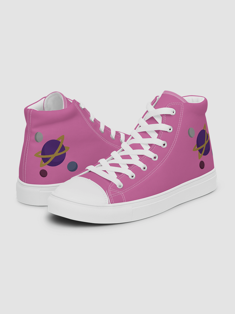 Women’s high top canvas shoes - Pink product image (5)