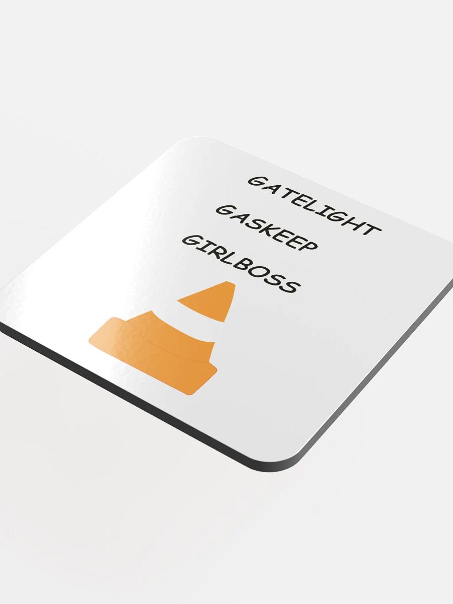 Gatelight, Gaskeep, Girlboss Cork Coaster product image (4)