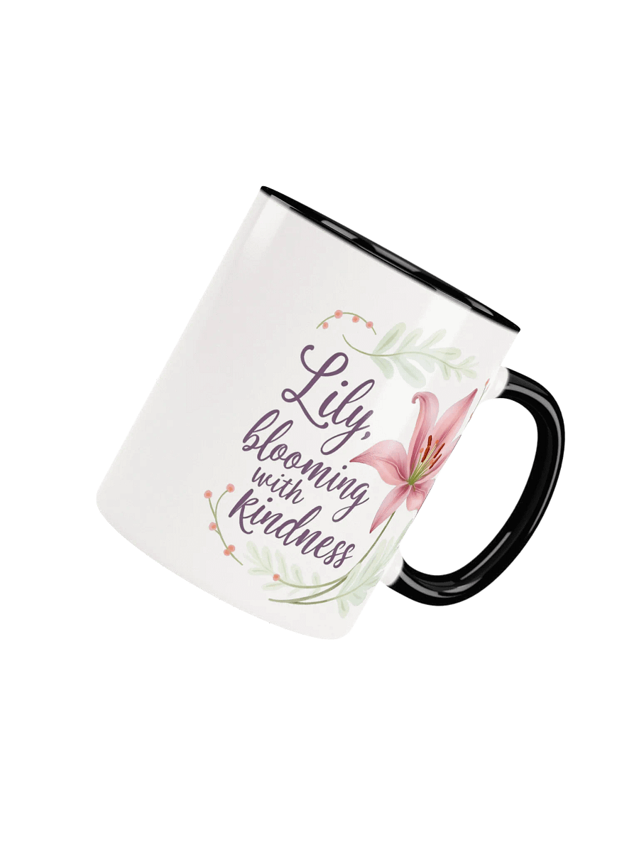 Lily Mug: Blooming with Kindness – A Personalized Gift That Inspires product image (4)