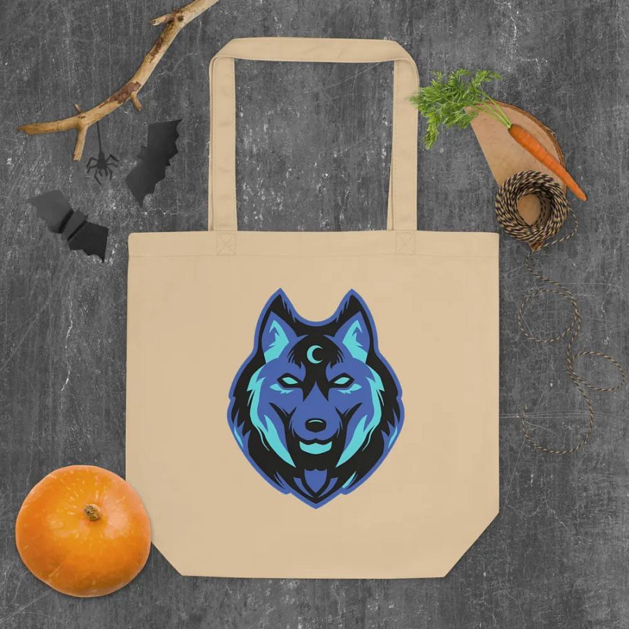 Mystic Wolf Guardian Eco Tote product image (4)