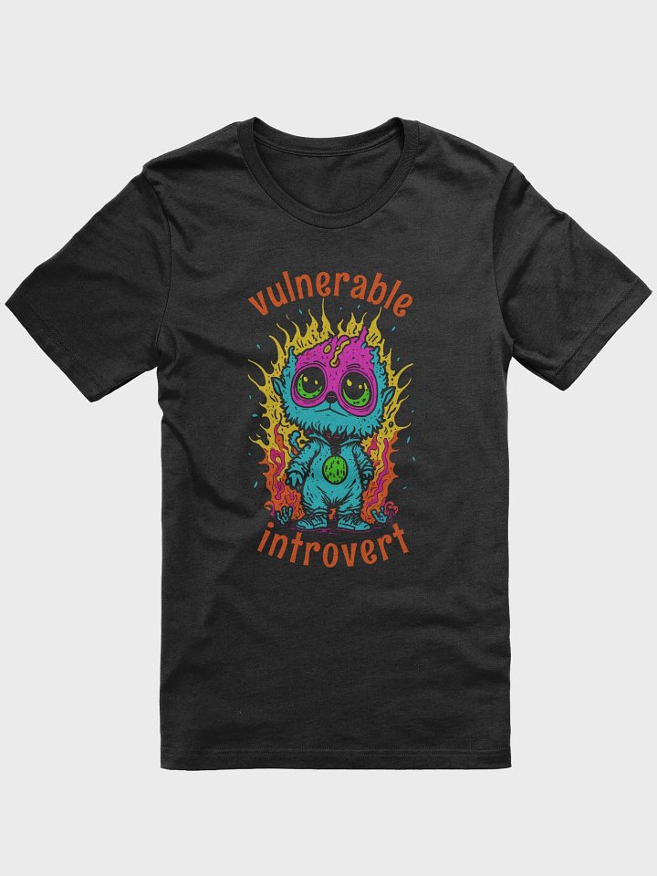 Quirky Misfits Graphic | Dark Colored T Shirt | Vulnerable Introvert product image (1)